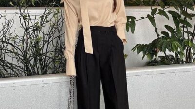 Gaya Klasik! 5 OOTD Celana Kulot Hitam untuk Pesta