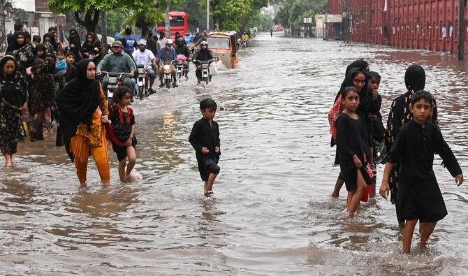 Flood Warning as Punjab Rivers Swell in Monsoon Downpours