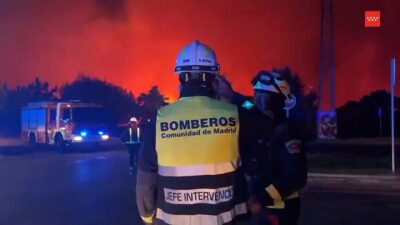 Wildfire Contained Near Madrid Suburb