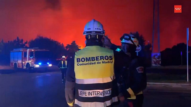 Wildfire Contained Near Madrid Suburb