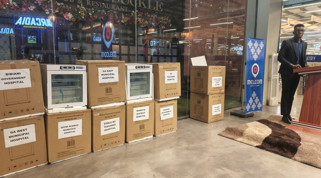 Melcom donates medical fridges to 25 facilities for better healthcare