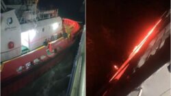 Korsleting Listrik Diduga Picu Kebakaran KMP Gili Iyang, Kapten Putar Balik ke Gresik
