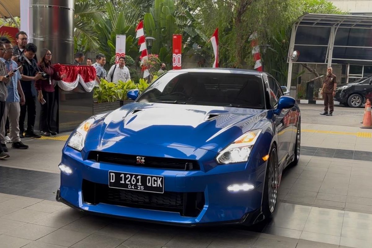Mengejutkan, Nomor Nissan GT-R R35 Wamenaker Noel Ebenezer Bermasalah