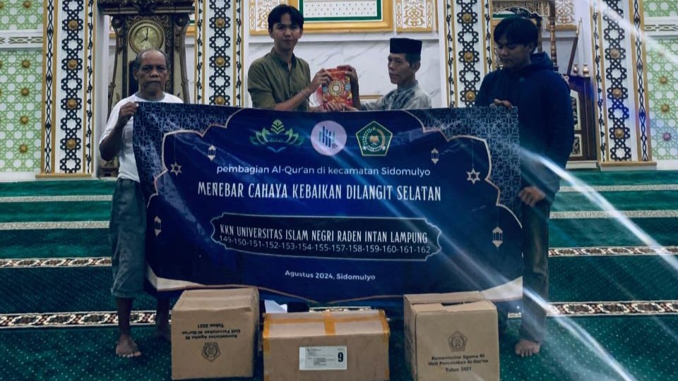 Tingkatkan Literasi, Mahasiswa KKN UIN Raden Intan Lampung Hadirkan Pojok Baca di Kelurahan Korpri Raya