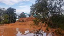 Penertiban Tambang Timah Ilegal, Ponton Dibongkar dengan Excavator