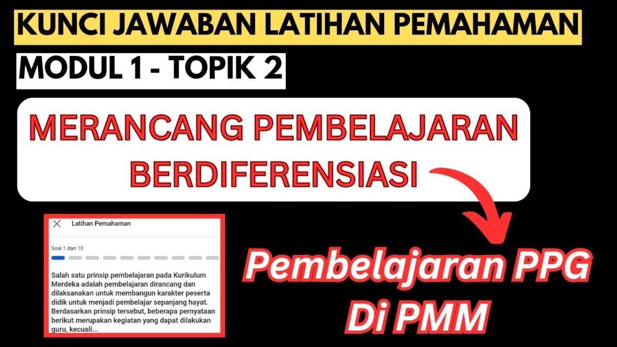 Bocoran Jawaban Modul 3 PPG 2025 Topik 1: Merancang Pembelajaran Berbasis UbD