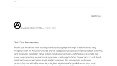 Anarkisme Bukan Jawaban, Aktivis Brebes Ajak Aksi Damai