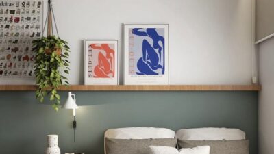 Kamar Tidur Minimalis dengan 7 Kombinasi Warna Cat Menarik