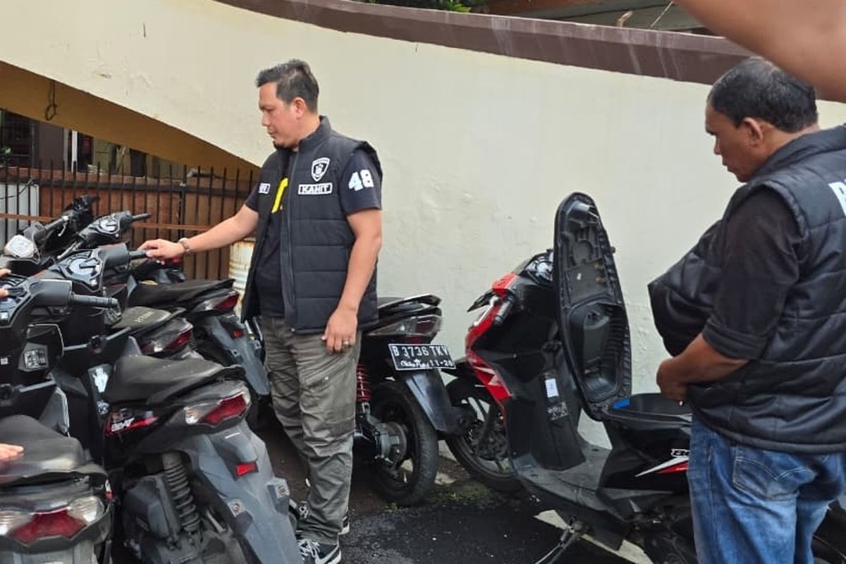 Gudang Motor Curian di Ciracas Penuh Honda BeAT, Terbongkar Akibat Tawuran