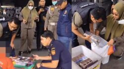 Pemkot Surabaya dan Bea Cukai Sita 9.500 Batang Rokok Ilegal dari Penjual Keliling