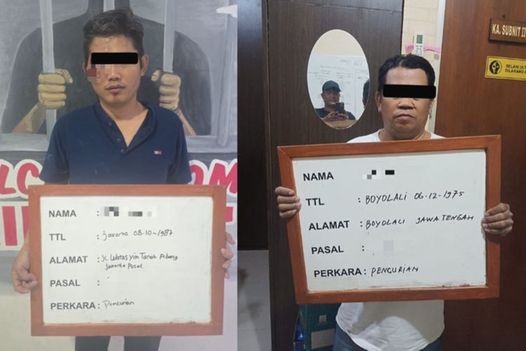 Polsek Tanah Abang Bongkar Pencurian Motor, Pelaku dan Penadah Ditangkap