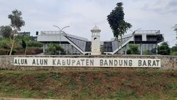 Alun-alun Bandung Barat Terabaikan, Sepi, dan Kurang Fasilitas