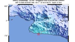 Gempa Baru Mengguncang Garut, Pusat di Laut Dekat Pantai Jawa Barat
