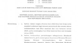 Banyak Hari Penting pada 9 Oktober 2025, Apakah Libur? Cek di SKB 3 Menteri