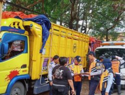 Warga Somagede Geram, Bongkar Muat Kayu di Jalan Utama Bikin Bahaya, Polsek Ingatkan Ini