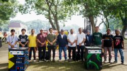 Kolaborasi Seni dan Lingkungan, Seratusan Tong Sampah Mural di Binjai