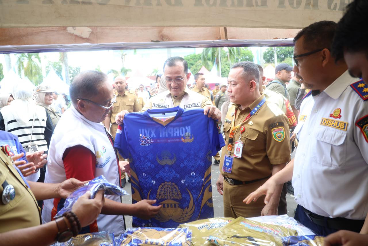 Meriahkan Pornas XVII Korpri 2025 di Palembang, Bazar UMKM Jadi Pemicu Ekonomi Lokal