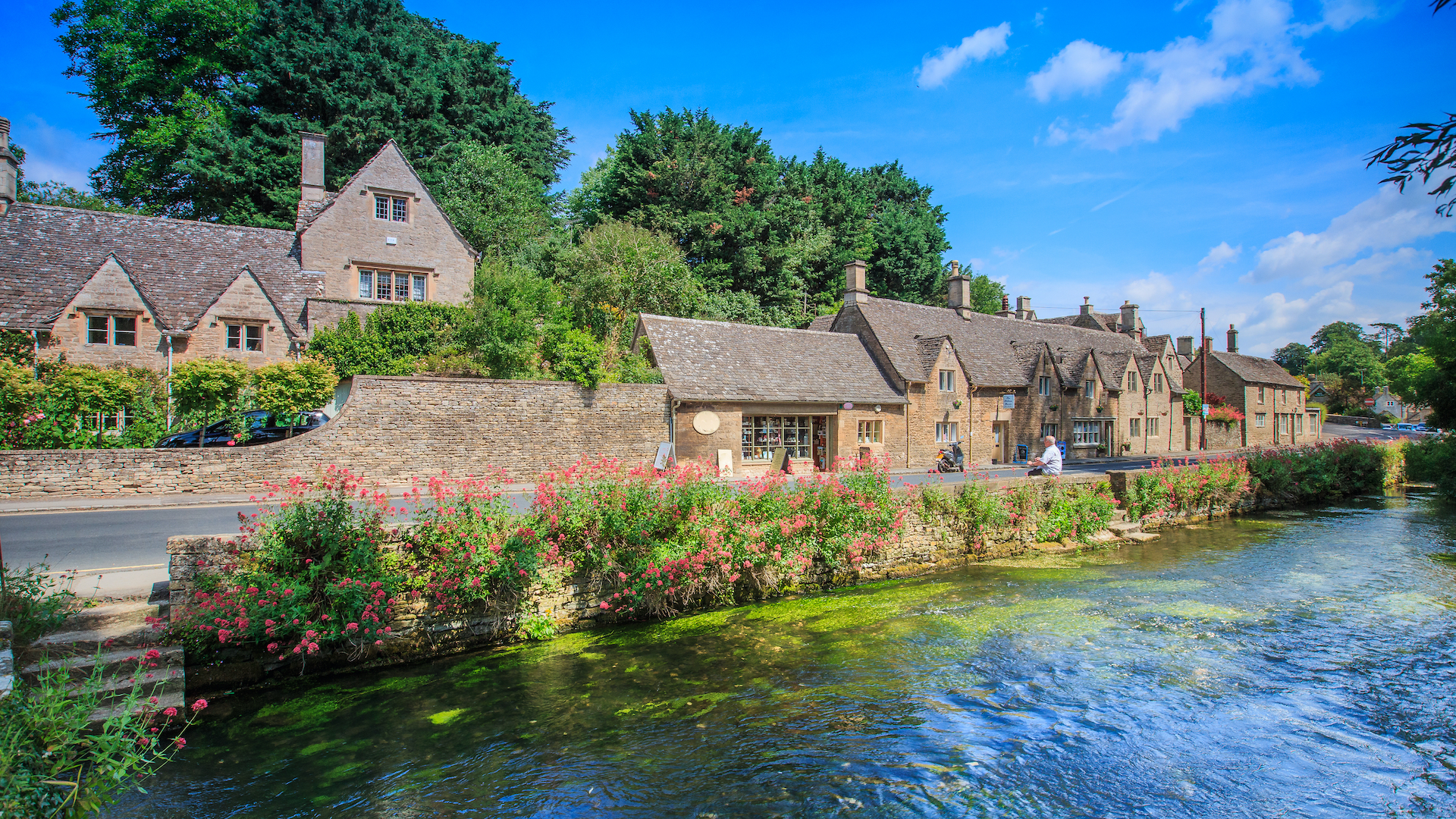 This quaint English village with charming waterside cottages has just been voted one of the most beautiful in the world
