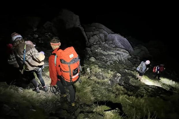 ‘Very apologetic’ couple roped off fells in the dark by mountain rescue
