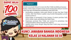Kunci Jawaban Bahasa Indonesia Kelas 10 Halaman 58 59 Kurikulum Merdeka, Hikayat Sa-ijaan dan Ikan Todak